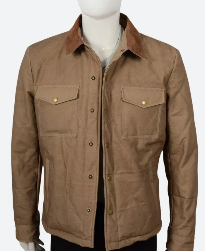 Yellowstone John Dutton Quilted Cotton Jacket 2