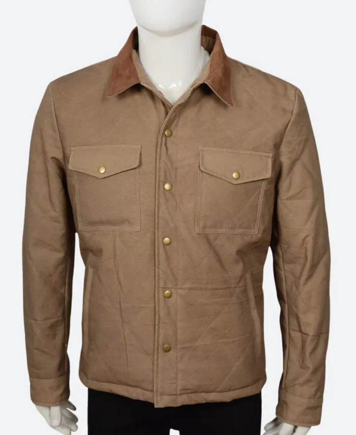 Yellowstone John Dutton Quilted Cotton Jacket