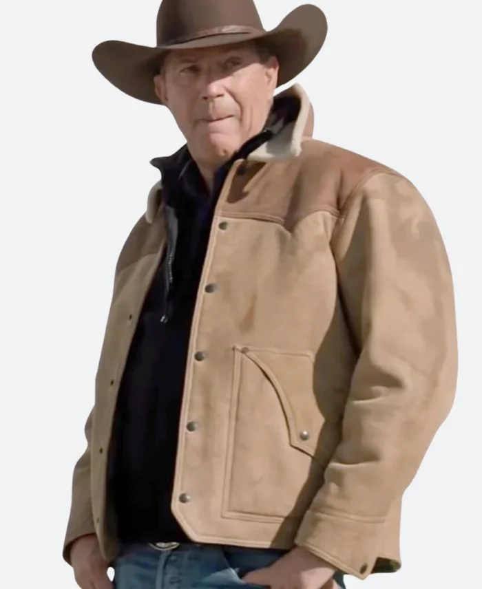 Yellowstone John Dutton Suede Leather Jacket 6