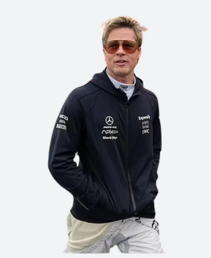 APX GP F1 Brad Pitt Black Jacket