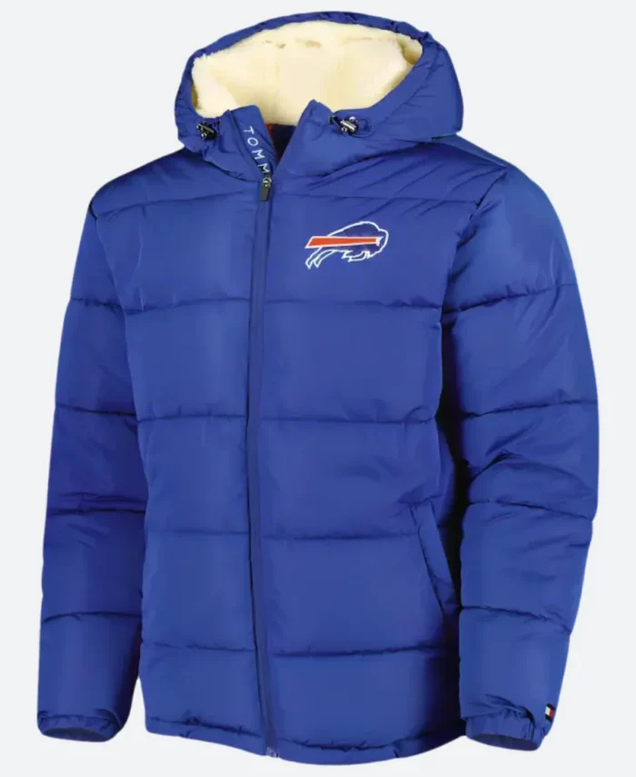 Buffalo Bills Hooded Puffer Jacket Front Image