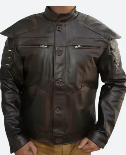 Cyberpunk 2077 Samurai Wolf Leather Jacket