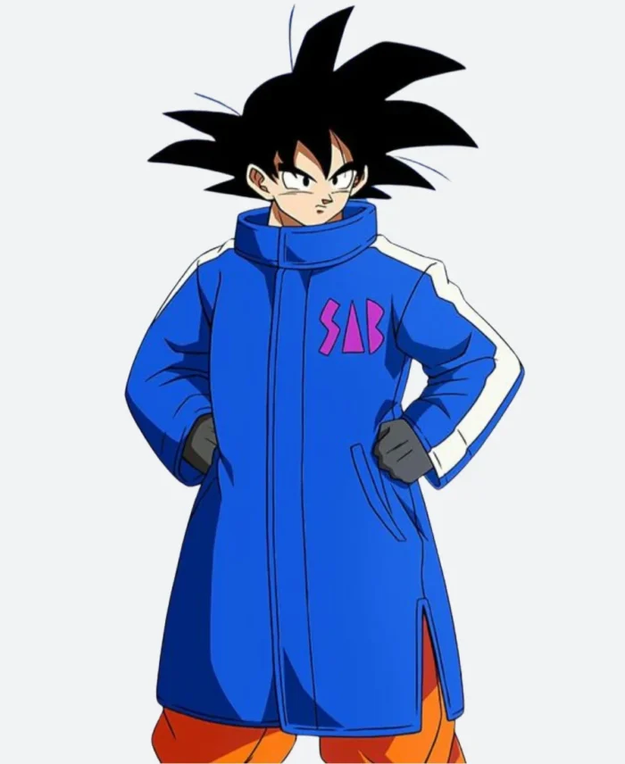 Dragon Ball Z Goku Sab Leather Coat Anime image