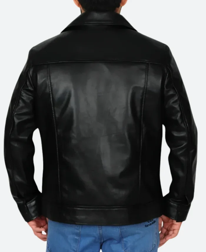 Elvis Presley 2022 Elvis Leather JacketBack Image
