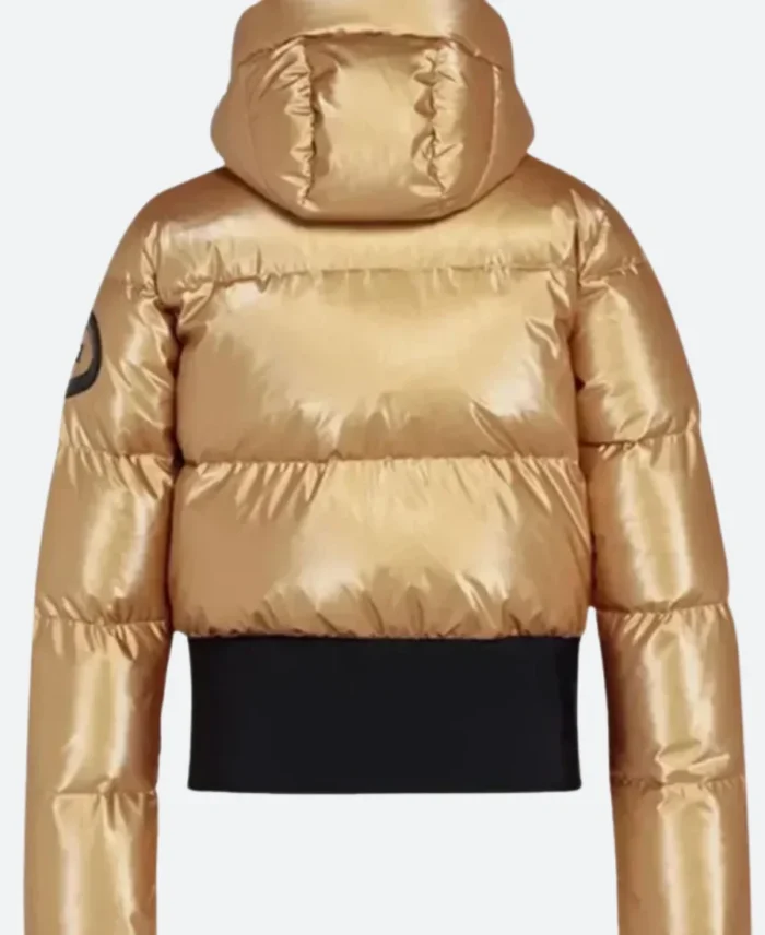 Goldbergh SKi Golden Hooded Puffer Jacket - Image 2