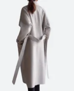 La Dolce Villa 2025 Violante Placido Trench Coat_ Back Image