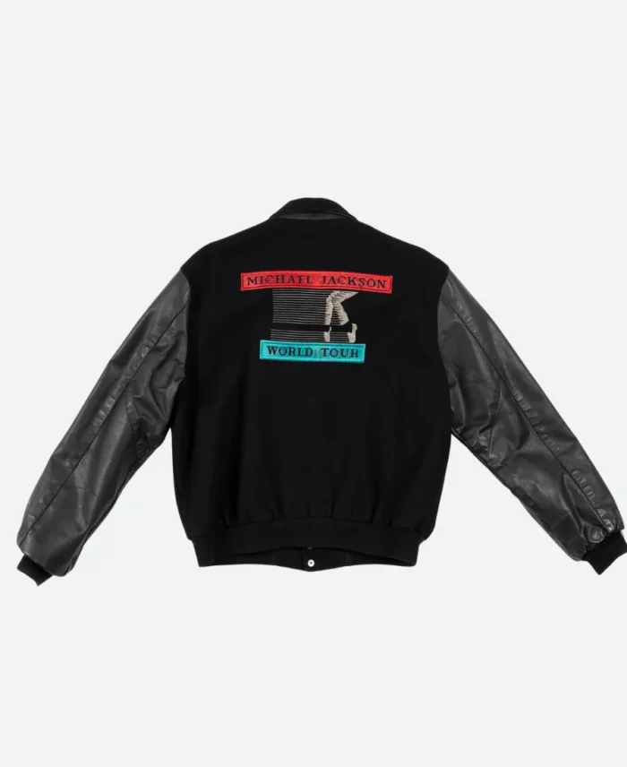 Michael Jackson Bad Tour Crew jacket Back Image