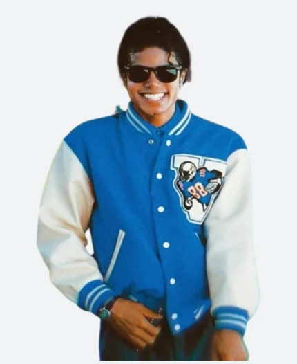 Michael Jackson VAN 88 Letterman Varsity Jacket Front Image