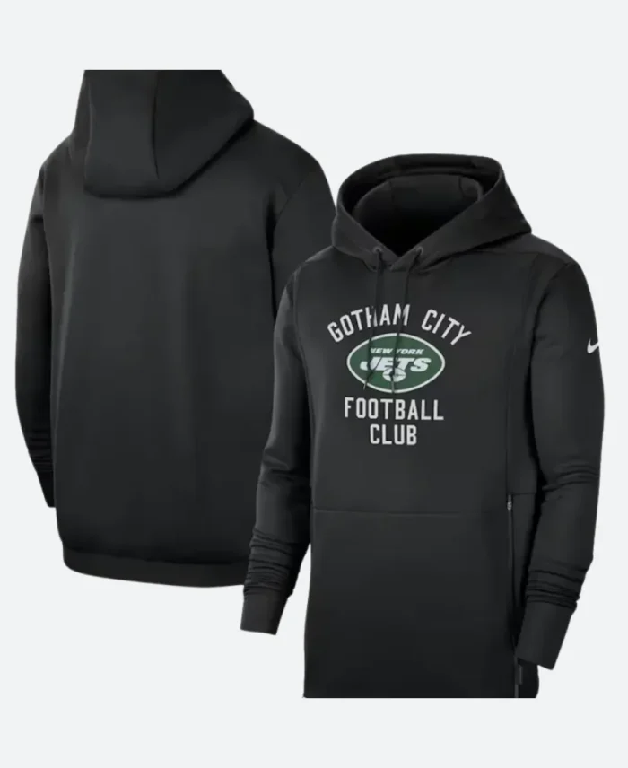 Ny Jets Gotham City Hoodie Front & back Image