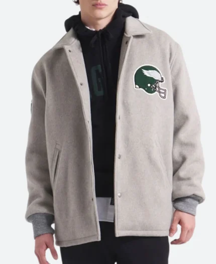 Philadelphia Eagles x Todd Snyder Coaches Jacket Front Image
