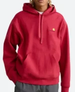 Red Carhartt Midweight Hoodie