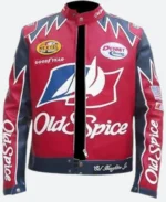 Ricky Bobby Wonder Racing Leather Jacket Front Image