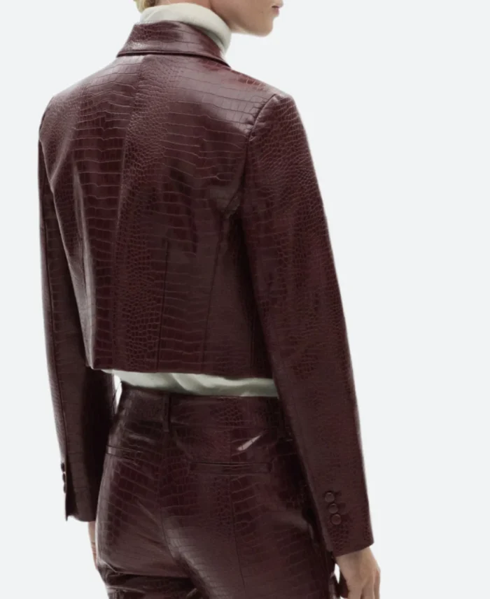 Sisterhood Lnc Megan Leather Jacket BAck Image