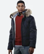 Spider-Man Miles Morales Hooded Coat Front Image