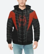 Spider-Man Miles Morales Puffer Jacket Front Image