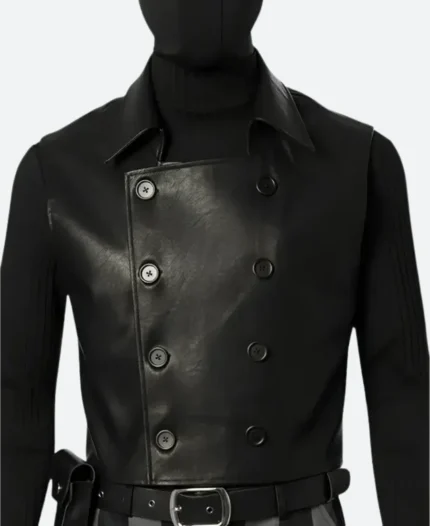 Spiderman Noir Leather Vest Front Image