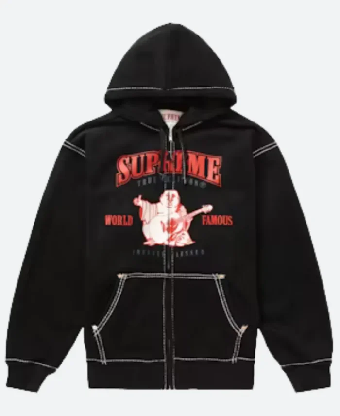 Supreme True Religion Zip Up Hoodie