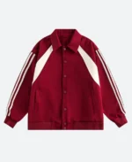 Taylor Swift Red Varsity Jacket Front Image