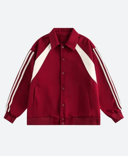 Taylor Swift Red Varsity Jacket Front Image