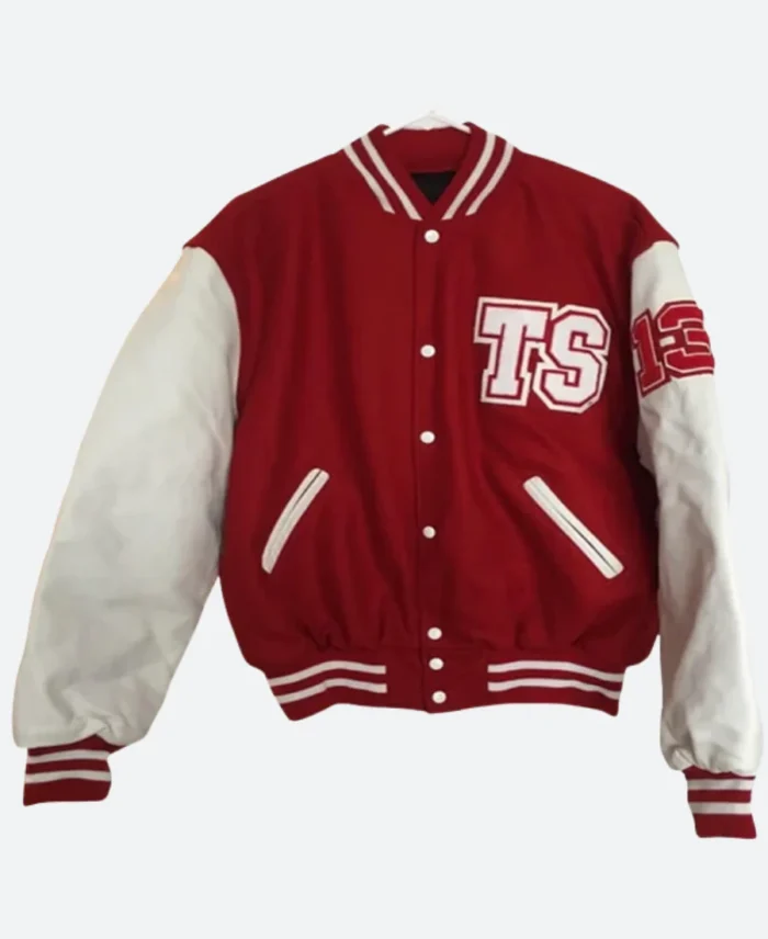 Taylor Swift The Red Tour Letterman Varsity Jacket Front Image