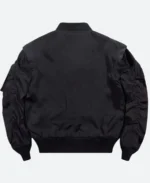Techwear Skulls Varsity Bomber Jacket Bavck Image