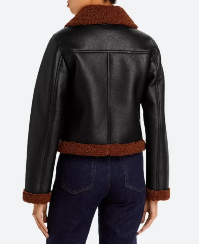 The Equalizer S05 Melody 'Mel' Bayani Leather Jacket Back Image