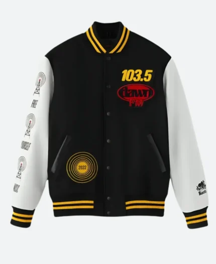 The Weeknds Birthday Varsity Jacket Front Image