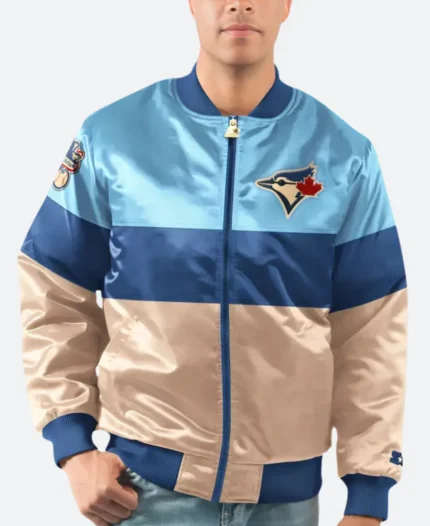 Toronto Blue Jays Varsity Jacket Front Image