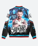 WWE CM Punk Bomber Jacket Back Image.webp