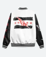 WWE CM Punk Varsity Jacket back Image.webp