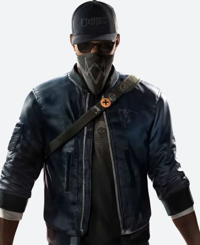 Watch Dogs 2 Marcus Halloway Leather Jacket_ Character Image