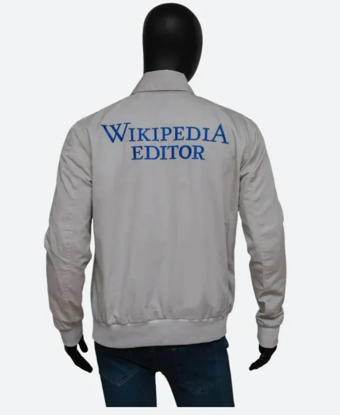 Wikipedia Editor Bomber Jacket Back Image