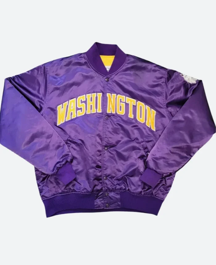 90's Washington Huskies Varsity Jacket Front Image