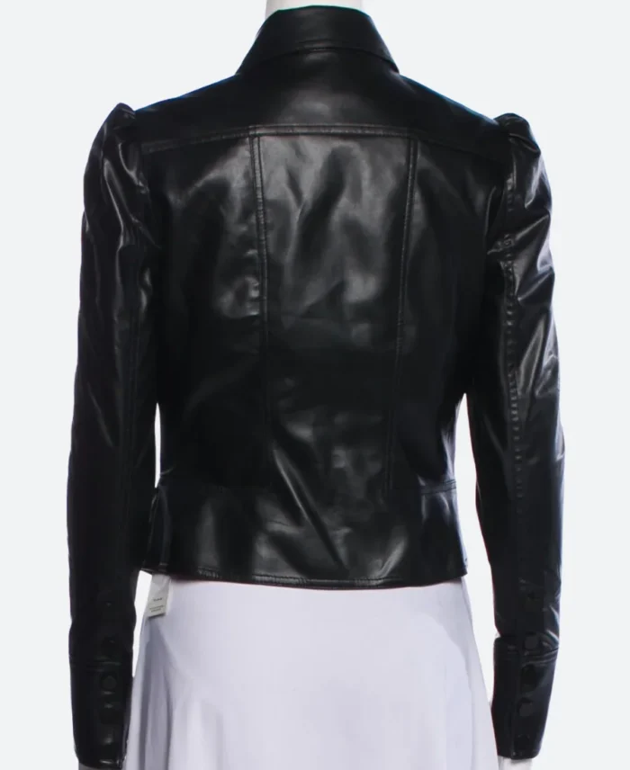 After Midnight Taylor Tomlinson Leather Jacket Back Image