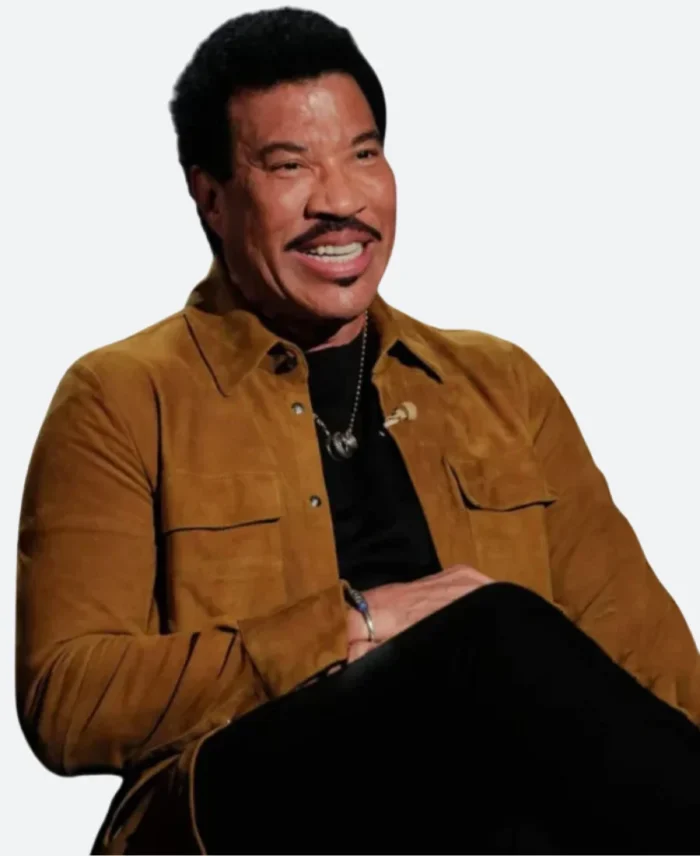 American Idol S22 Lionel Richie Suede Leather Jacket
