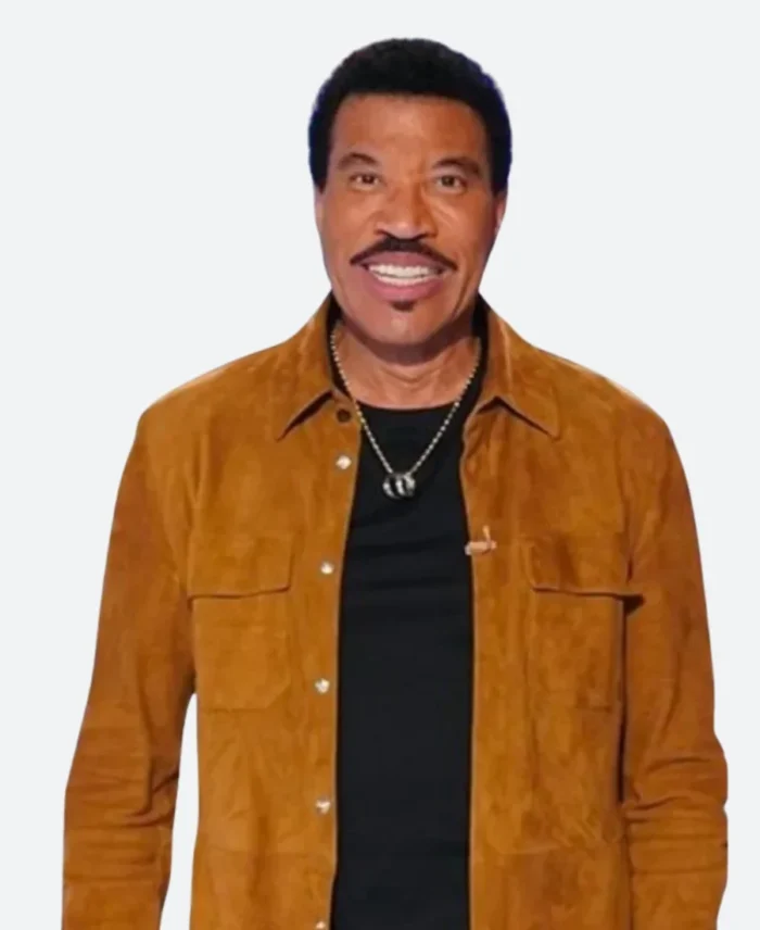 American Idol S22 Lionel Richie Suede Leather Jacket Full Image