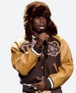 BRIT Awards 2024 Rema Letterman Varsity Jacket