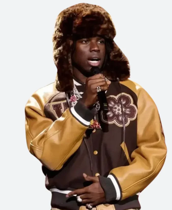 BRIT Awards 2024 Rema Letterman Varsity Jacket