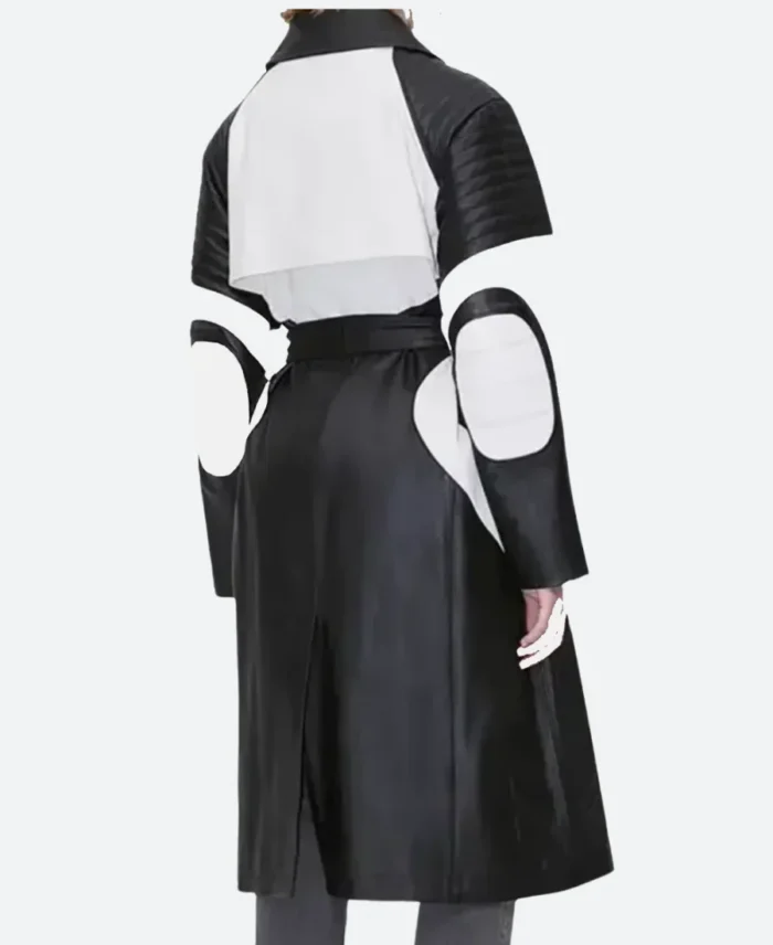Beetlejuice Beetlejuice 2024 Delia Deetz Leather Coat Front Image Back Image