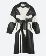 Beetlejuice Beetlejuice 2024 Delia Deetz Leather Coat Front Image Front Image