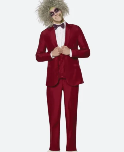 Beetlejuice Beetlejuice 2024 Michael Keaton Suit Back Image