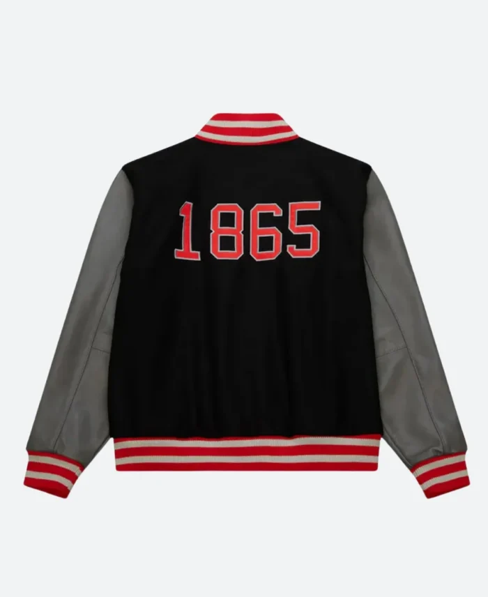 Clark Atlanta University Panthers Homecoming Letterman Varsity Jacket Back Image