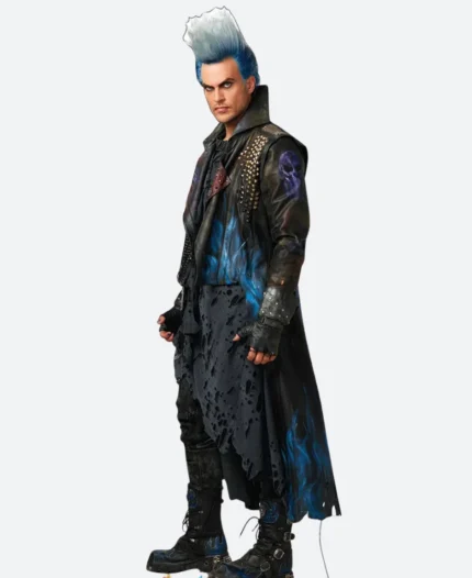 Descendants 3 Hades Studded Leather Coat Front Image