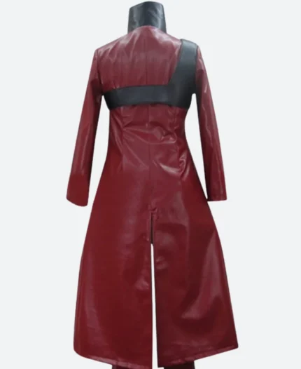 Devil May Cry 2 Dante Mercenary Leather Trench Coat Back Image