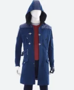 Devil May Cry 5 Nero Hooded Coat Blue Back Image