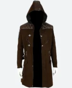 Devil May Cry 5 Nero Hooded Coat Brown Back Image