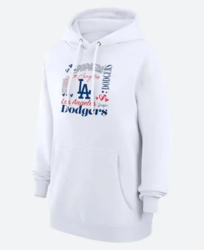 Dodgers G-III 4Her by Carl Banks Collage Team Hoodie