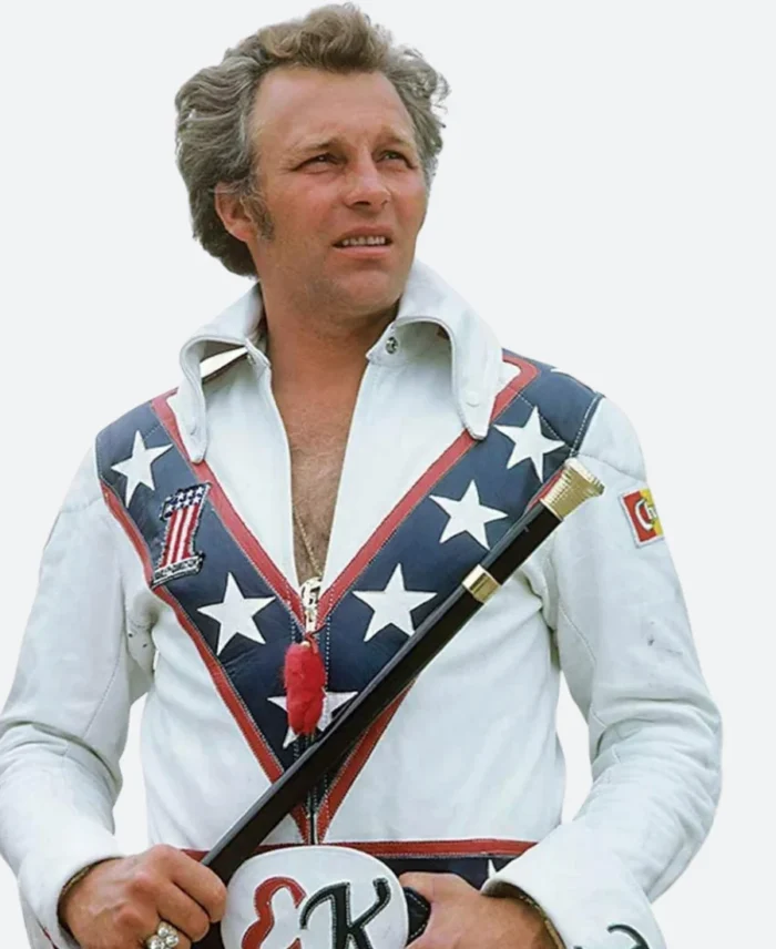 Evel Knievel Daredevil Leather Jacket Actor Image