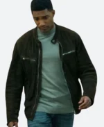 FBI International Andre Raines Suede Leather Jacket Front Image