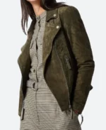 FBI International S2 Jamie Kellett Suede Leather Jacket